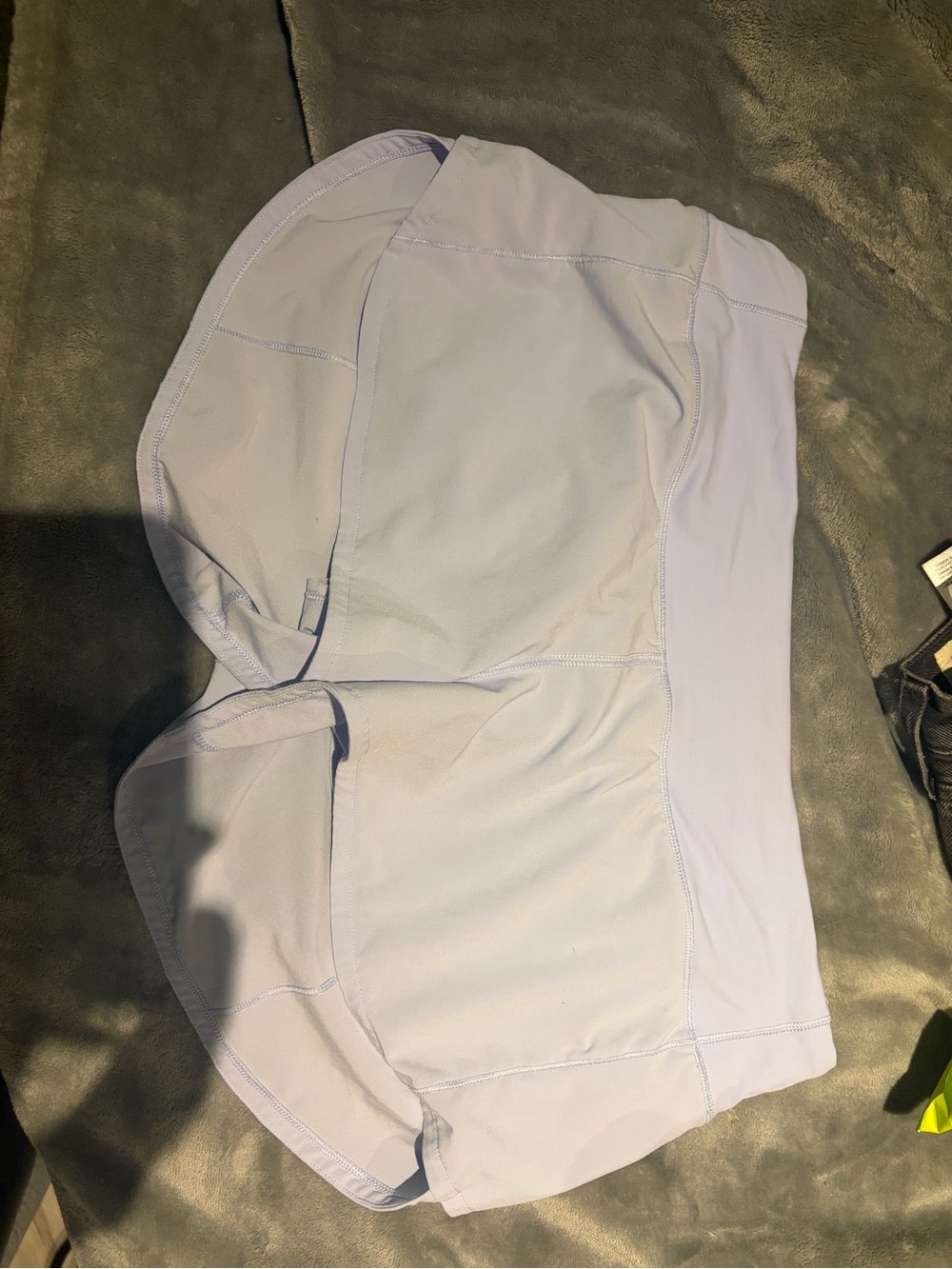 lululemon light purple low rise speed up shorts size 8